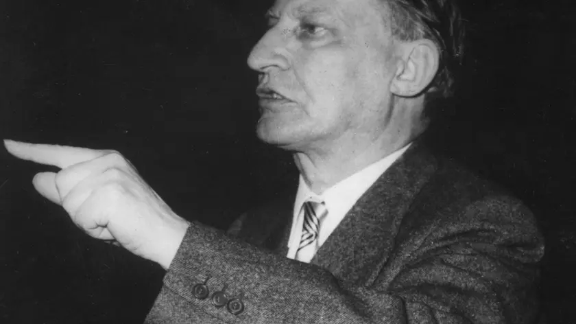Alcide De Gasperi (1881-1954), Italian statesman and politician.