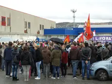 Lasorte Trieste 27/03/15 - Sede Alcatel Lucent, Presidio Lavoratori