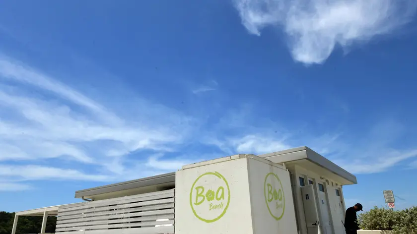 Il logo del Boa Beach (fotoservizio di Francesco Bruni)