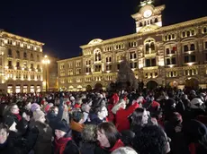 Lasorte Trieste 14/02/13 - Piazza Unità, Flash Mob Contro Violenza sulle Donne