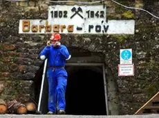 L’ingresso alla miniera di Huda Jama