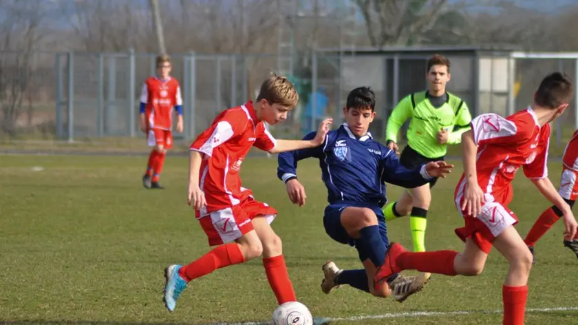 Un'immagine della partita Kras-Ism dell'ultimo campionato regionale U15