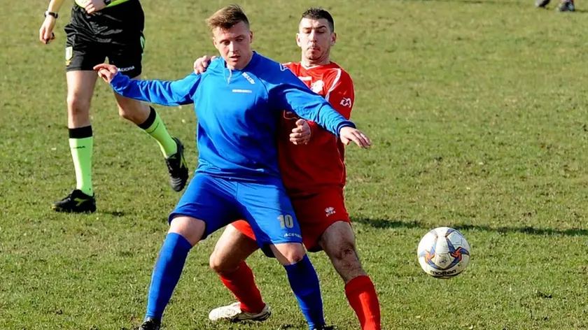Foto BRUNI 21.02.16 Calcio:Zarja-Pro gorizia