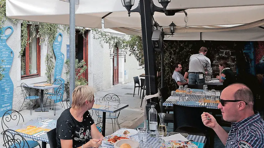 Un ristorante greco a Trieste