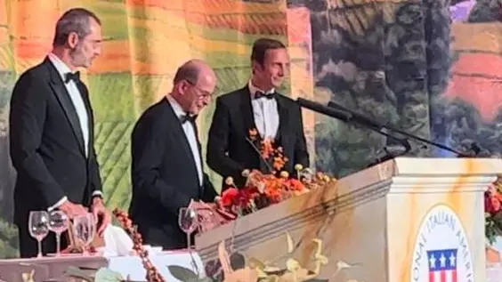 Massimiliano Fedriga al Gala della National italian american foundation promosso a Washington in ottobre