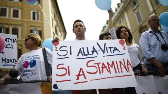 Una manifestazione pro Stamina