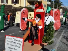 Una passata edizione del Carnevale carsico