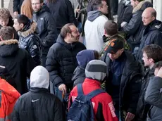 Silvano Trieste 18/03/2013 I lavoratori del Porto bloccati dalla Digos al CRAL