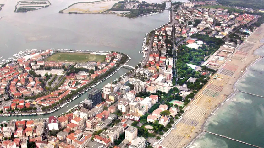 Una veduta panoramica di Grado