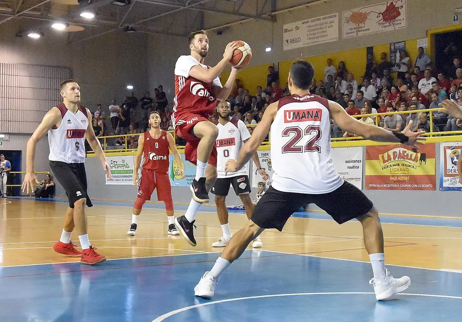 Lignano 1 Settembre 2018. Basket Alma Ts. Foto Petrussi