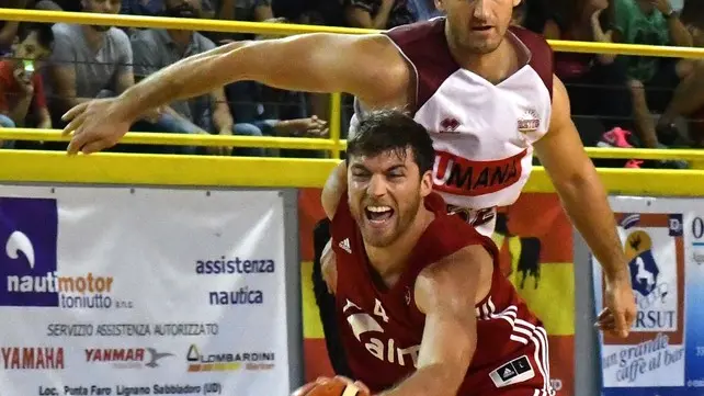 Foto BRUNI 02.09.2018 Pallacanestro Alma: finale torneo di Lignano-Trieste seconda,battuta dalla Reyer Venezia--Fernandez