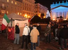 Lasorte Trieste 17/12/13 - Piazza S.Antonio, Gazebo, Presidio Forconi