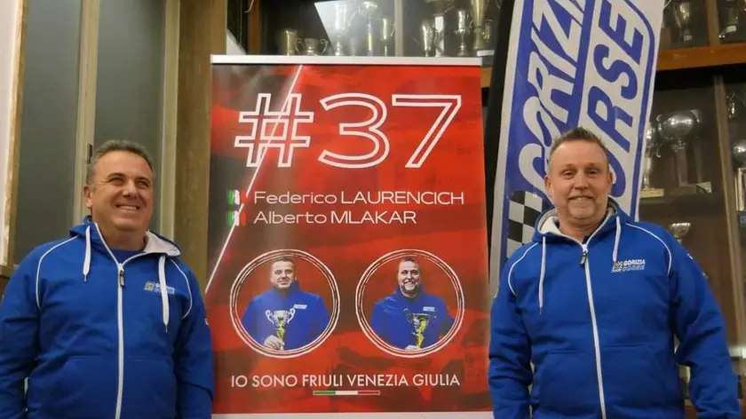 Federico Laurencich e Alberto Mlakar, pronti per il Rally di Montecarlo, nello scatto di Tamara Mizerit