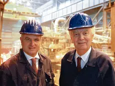 L’ad Mario Caldonazzo e il presidente Giovanni Arvedi