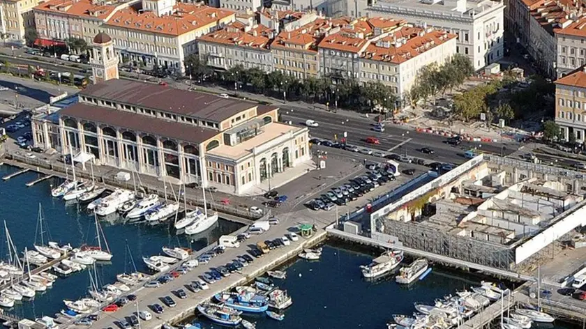 FOTO BRUNI TRIESTE 17 01 09 TRIESTE SACCHETTA VEDUTA AEREA