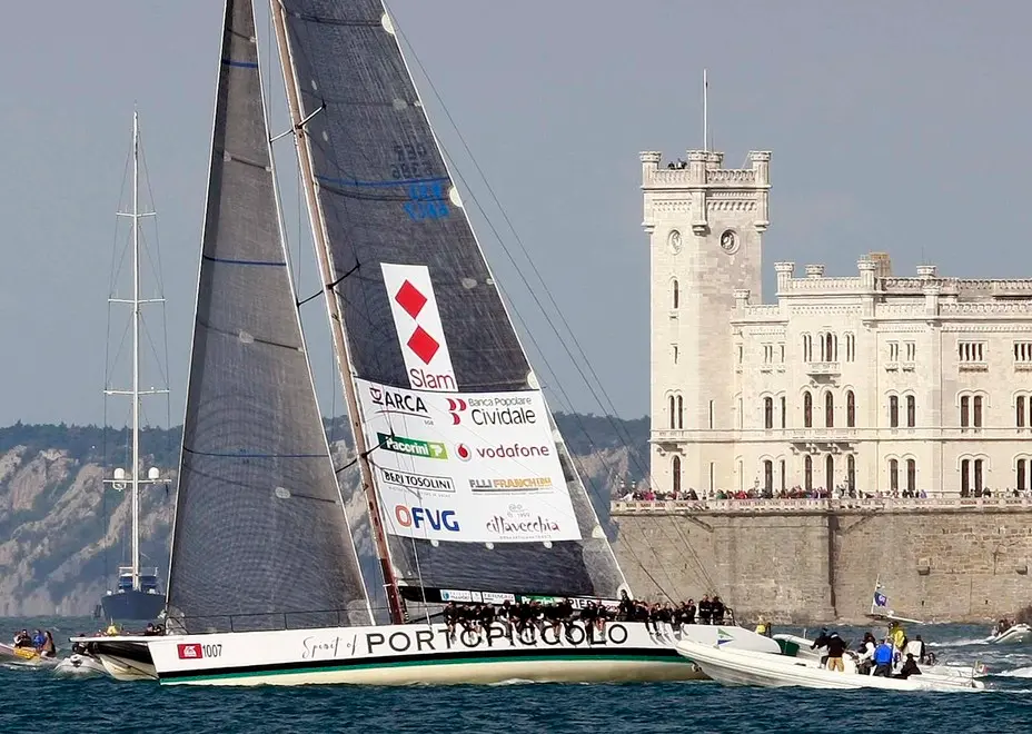 Silvano Trieste 08/10/2017 Barcolana 49 dal mare