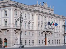 Il Palazzo sede della Regione autonoma Friuli Venezia Giulia in piazza Unità d'Italia a Trieste