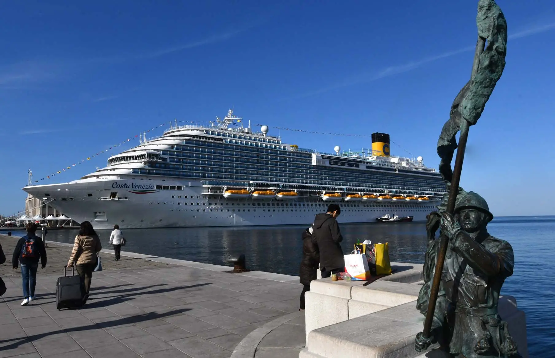 Foto Bruni Trieste 08.03.2019 Costa Venezia di nuovo a Trieste