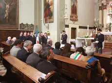 Una messa celebrata nella chiesa della Beata Vergine del Rosario