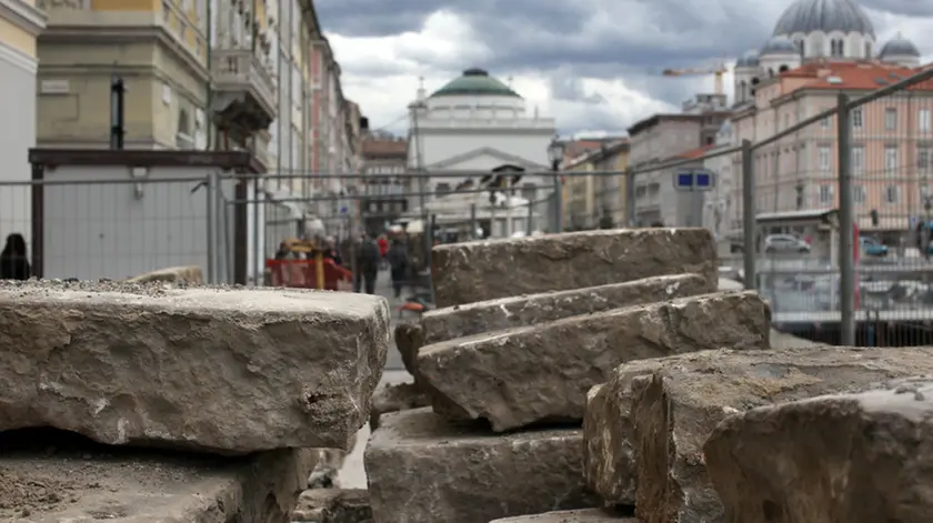 Lasorte Trieste 02/04/15 - Via Torino lato Ponte Curto, Ponterosso, Lavori