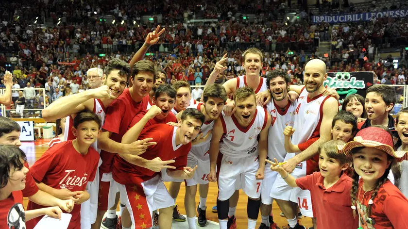 Foto Bruni 10.05.15 Basket A2 Gold Play-off,gara 4:Trieste-BRESCIA