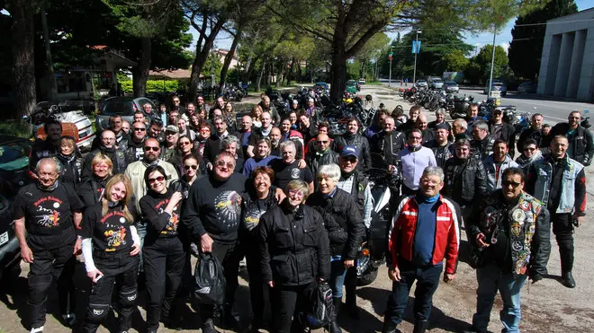 Bonaventura Monfalcone-01.06.2013 Bikers in partenza-Fogliano-foto di Katia Bonaventura