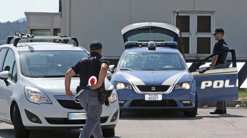 Lasorte Trieste 31/07/18 - Pesek, Polizia, Controlli alla frontiera con la Slovenia