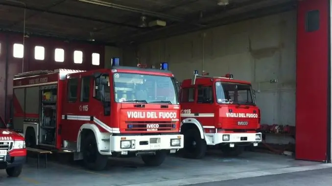 Mezzi dei vigili del fuoco