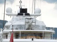 Foto Bruni 02.05.14 Grande Yacht Tatoosh al Canale Navigabile