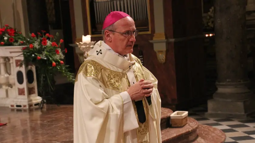 L'arcivescovo Redaelli in Duomo a Gorizia