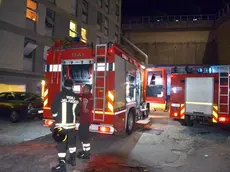 Foto Bruni 16.06.13 Incendio Università:a fuoco un appartamento alla casa dello studente