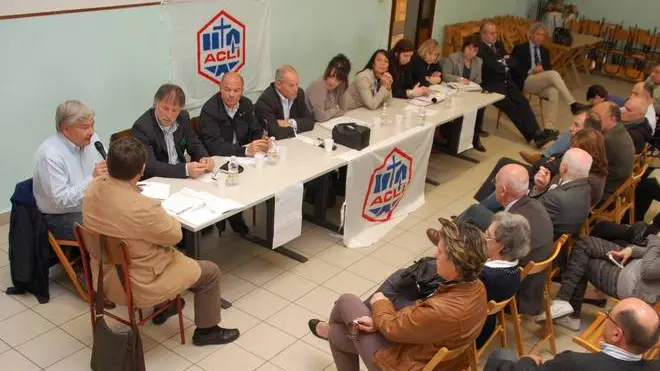 Bumbaca Gorizia 15.04.2013 Straccis incontro candidati elezioni regionali- Fotografia di Pierluigi Bumbaca