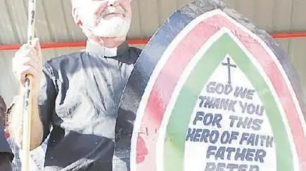 Il saluto di Iriamurai nel 2019: sullo “scudo” il grazie della comunità