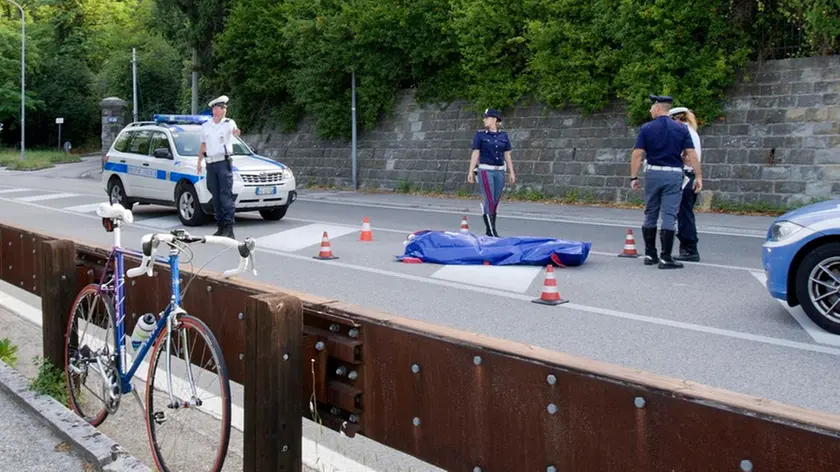 Silvano Trieste 19/06/2014 Ciclista muore in costiera