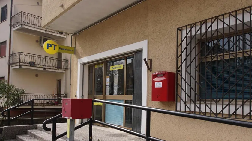 L’ufficio postale di Fogliano Foto Bumbaca