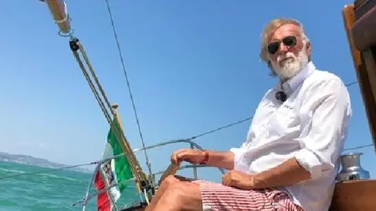 Mauro Pelaschier a bordo di Crivizza