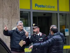 L'ufficio postale di via caprina a Grado poco dopo la rapina