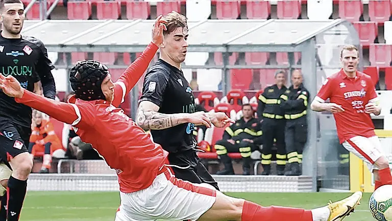 Alessandro Malomo in azione Lasorte