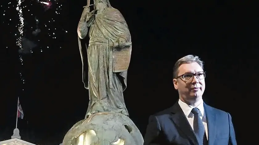 Aleksandar Vučić alle celebrazioni della Giornata dell’unità dei serbi Foto Presidenza serba