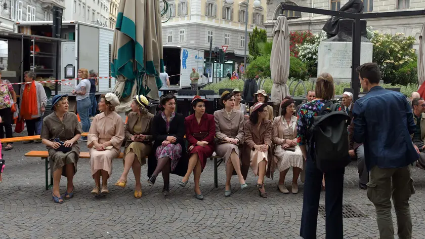 Le riprese del film di Salvatores a Trieste (fotoservizio di Francesco Bruni)