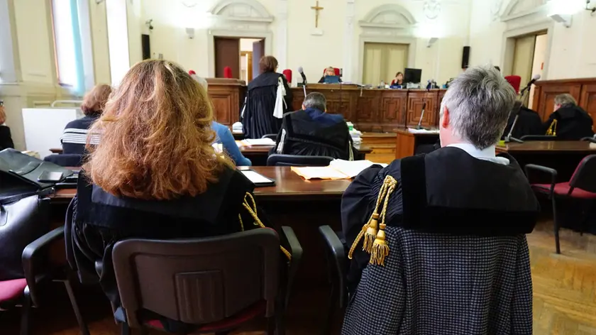 L'aula del tribunale (Marega)