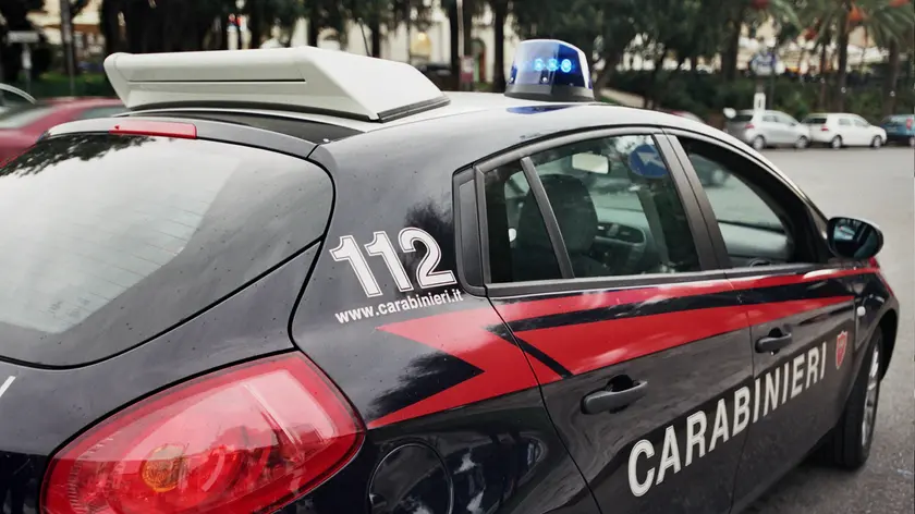 Un mezzo dei carabinieri