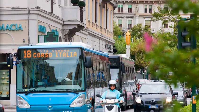 Un autobus della Trieste Trasporti