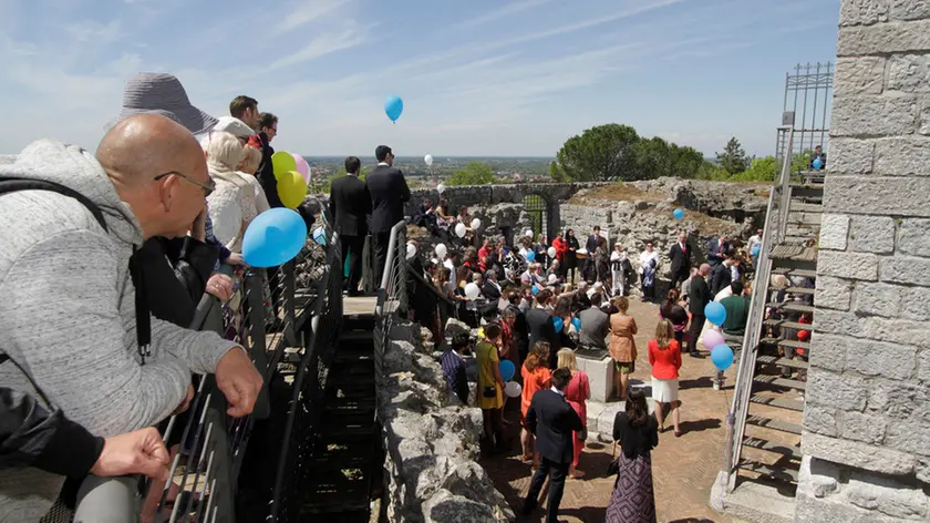 Bonaventura Monfalcone-30.04.2016 Primo matrimonio celebrato alla Rocca di Monfalcone-foto di Katia Bonaventura