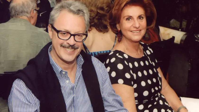 Giannella Cavallar classe ’47 col marito Sergio Cecovini, figlio di Manlio