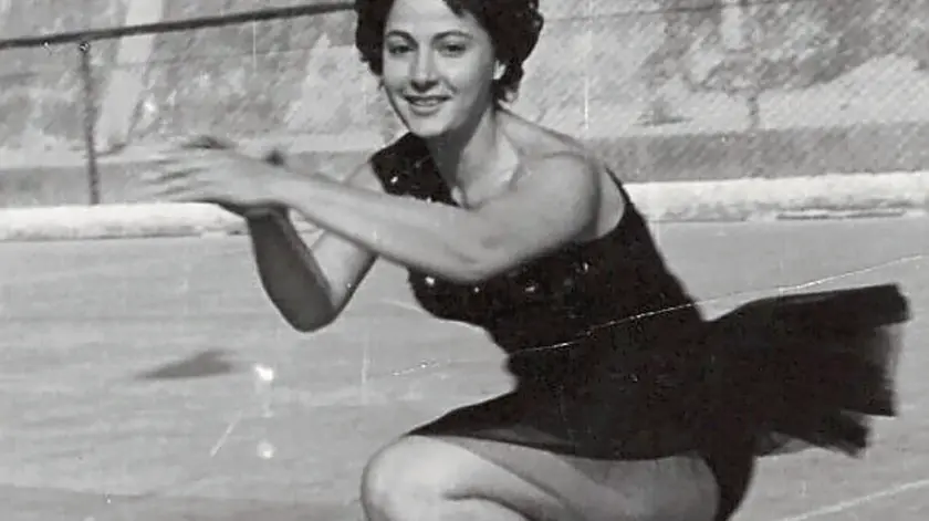 Nella foto Luisa Gioni Tirreni nel 1959