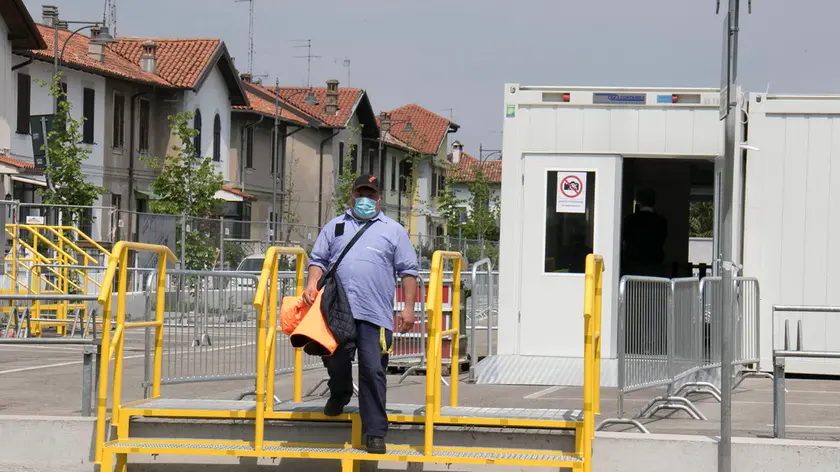 Bonaventura Monfalcone-27.04.2020 Entrata Fincantieri-Monfalcone-foto di Katia Bonaventura