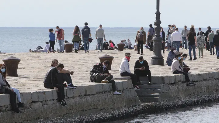 Lasorte Trieste 03/05/20 - Rive, Molo Audace, Piazza della Borsa, Gente, Emergenza Coronavirus
