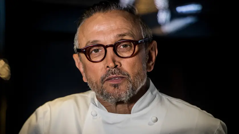 15/05/2018 Roma, lo Chef Bruno Barbieri prepara i nuovi piatti del ristorante Daruma Sushi