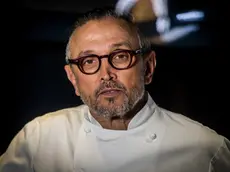 15/05/2018 Roma, lo Chef Bruno Barbieri prepara i nuovi piatti del ristorante Daruma Sushi